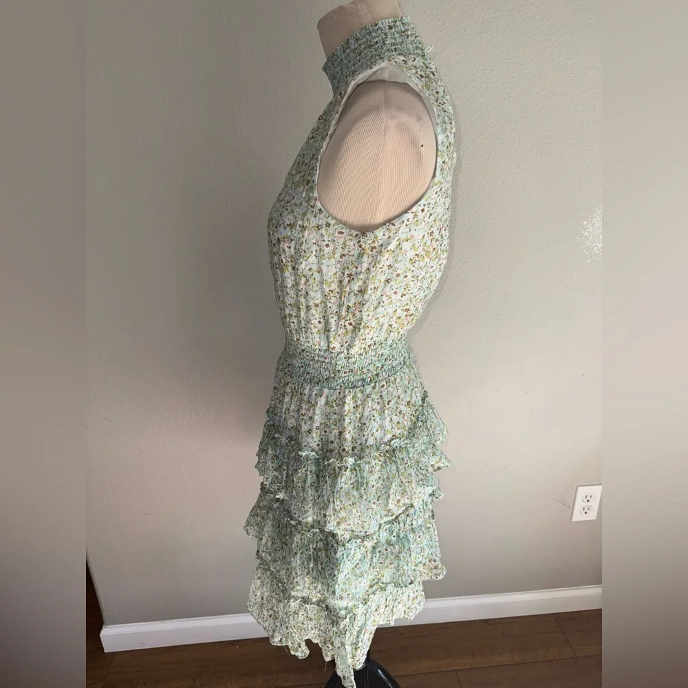 1.State Floral Tiered Mini Dress women’s size small - Picture 9 of 13